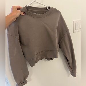 Set active taupe pullover